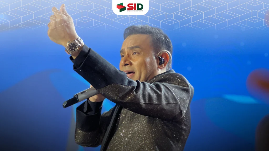 Penampilan Judika dalam acara Handarbeni 2026 malam kebanggaan Semen Gresik